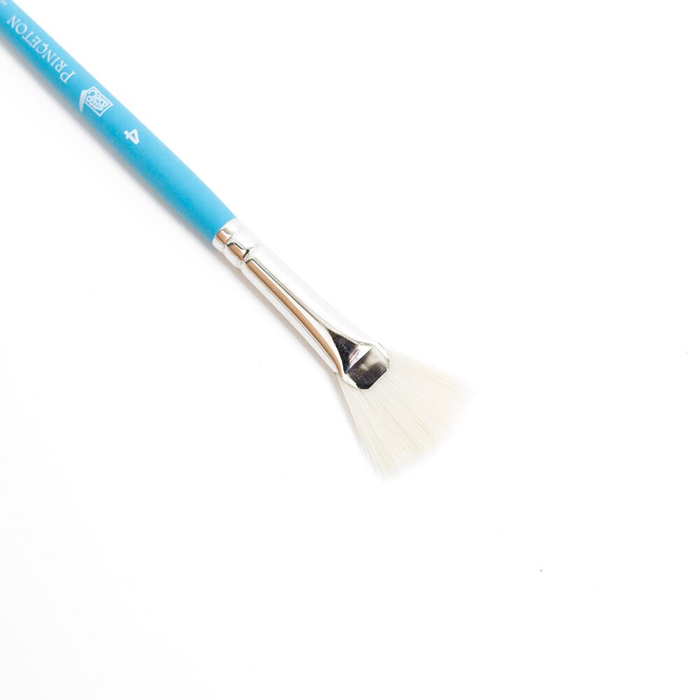 Princeton, Brush Fan, Art & School, Select, White Bristle Fan, 4, 14602